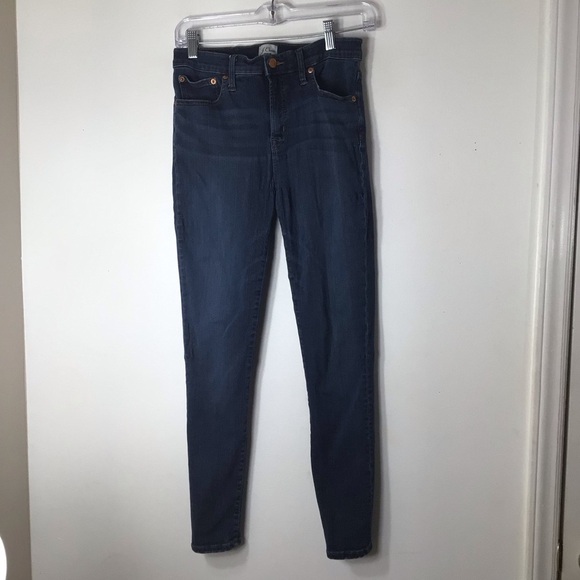 J Crew jeans women 27 straight classic blue toothpick - Picture 1 of 6